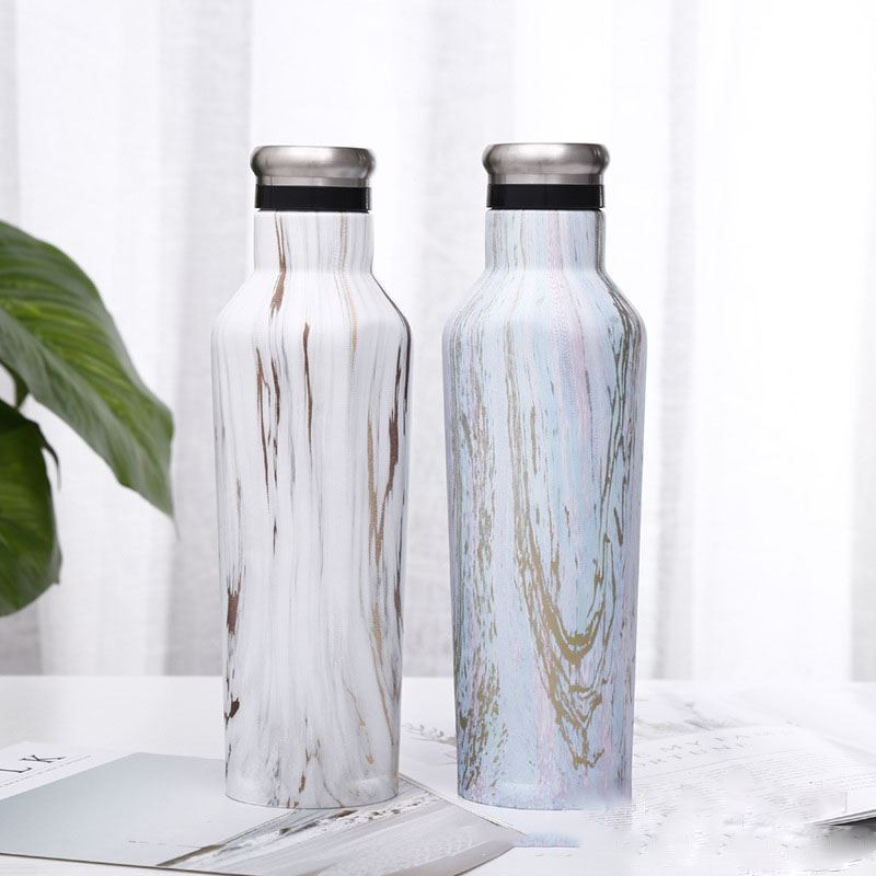 floral print sport wine bottle